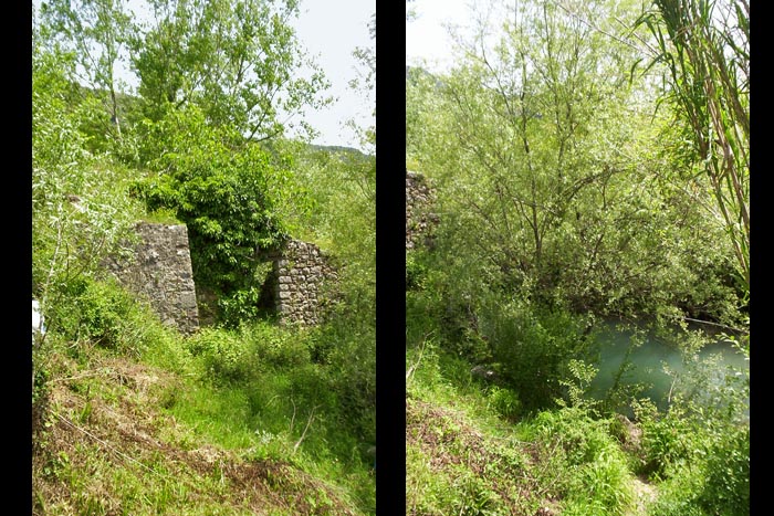 antico mulino ad acqua a valle- Ottati